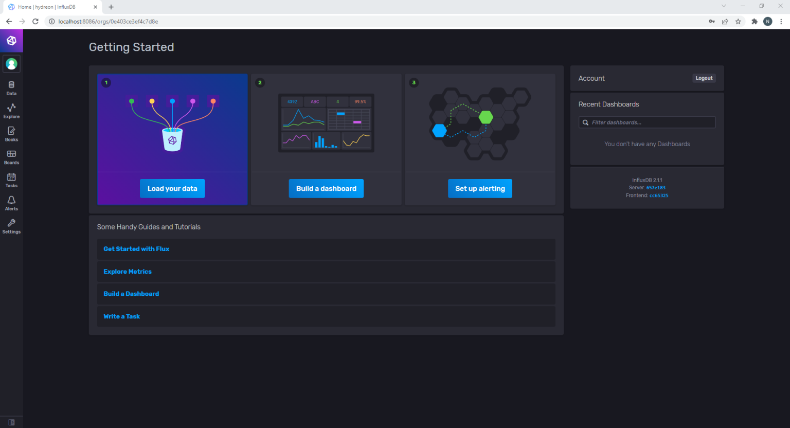 InfluxDB | Rain Sensors
